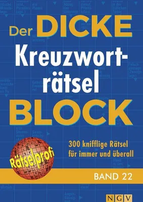 Produktbild von Der dicke Kreuzworträtsel-Block Band 22