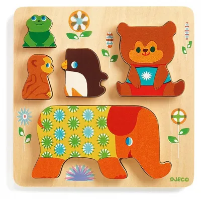 Zdjęcie produktu dla Puzzle drewniane Djeco