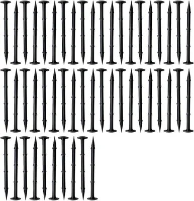 Produktbild von Rasenkantenanker 20 cm, 50 Stück, schwarz, für Garten