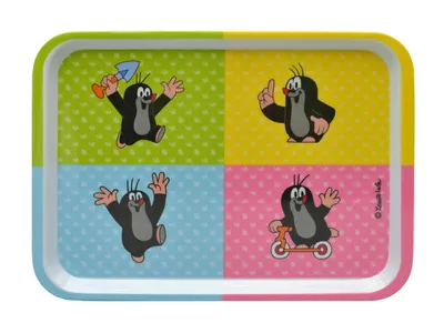 Produktbild von Tablett Der kleine Maulwurf 28x20 cm Mehrfarbig, 68019B