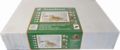 Productafbeelding van Draadkooi 2-Deurs Zwart S