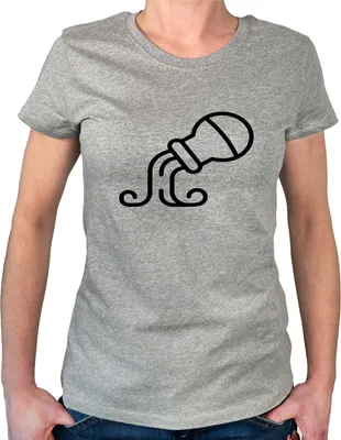 Produktbild von Huuraa Damen T-Shirt Wassermann Sternzeichen Symbol M Sport Grey Bio Baumwolle Fairtrade Damenshirt Geschenkidee