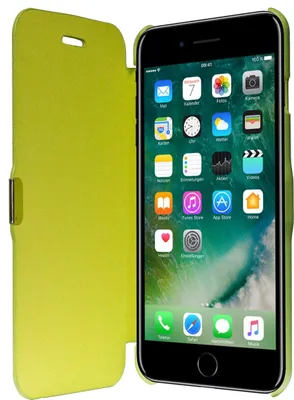 Produktbild von Flip Cover Schutzhülle Case Handyhülle Bookstyle für Apple iPhone 7 Plus Grün