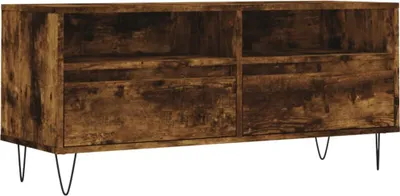 Produktbild von vidaXL TV-Schrank Räuchereiche 100x34,5x44,5 cm Holzwerkstoff