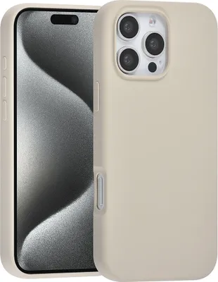 Produktbild von TUNIQ iPhone 16 Pro Max Back cover case - Premium Liquid silicone - Grey