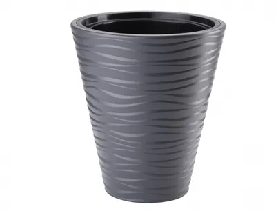 Zdjęcie produktu dla Nohel Garden Osłona na doniczkę SAHARA plastikowa matowa d30x34cm