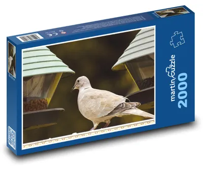 Produktbild von Puzzle 2000 Taube am Futterhaus - martinpuzzle