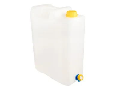 Produktbild von Wasserbehälter 20L mit Kunststoffventil, zugelassen für Trinkwasser