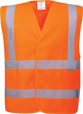 Image de Portwest C470 Gilet de sécurité avec double bande réfléchissante Orange taille L/XL