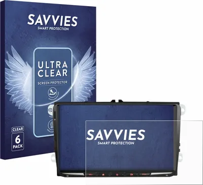Produktbild von 6x Für Erisin ES8998V 9" Schutzfolie Savvies Displayschutz Display Schutz Folie Klar Transparent