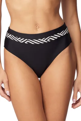 Obrázok produktu pre Vivisence Bikini nohavičky Dámske plavky Kvetinové s nastaviteľným pásom EU 3222M, Black,44