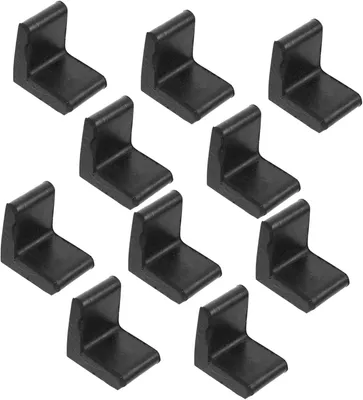 Produktbild von Schwarze Gummi-Möbelfüße zum Schutz des Bodens