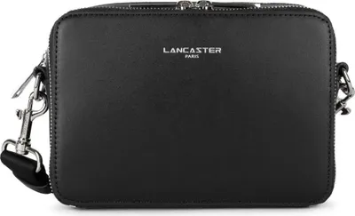 Zdjęcie produktu dla Torba męska Lancaster 312-21, czarna, z podwójnym zamkiem