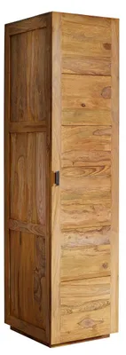 Produktbild von MASSIVMOEBEL24.DE Kleiderschrank Sheesham 48x61x200  braun geölt NATURE BROWN #502