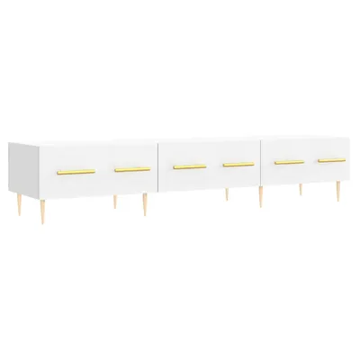 Obrázek produktu pro vidaXL TV skříňka bílá 150x36x30 cm Dřevěný materiál