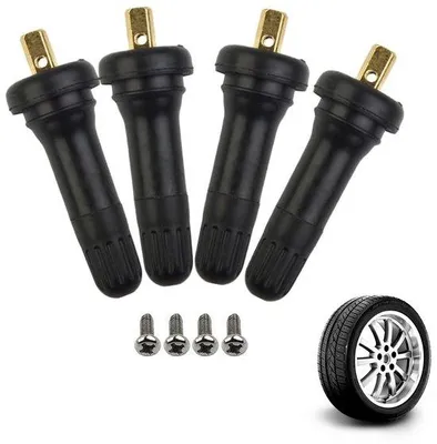 Produktbild von TPMS-Ventielen für Bandendrucküberwachung, 4 Stück, Metall