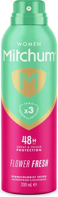 Image de Mitchum Femme Spray Antiperspirant Floral 200 ml