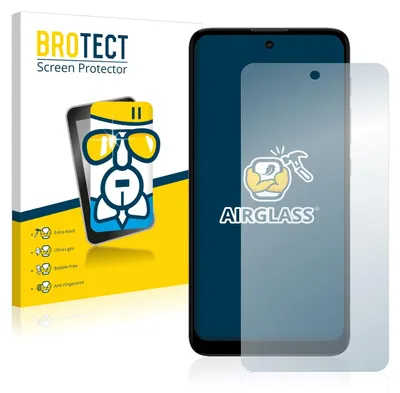A product shot of a screen protector and its packaging.