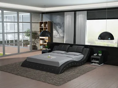 Immagine prodotto di Letto in pelle Design USB Letti imbottiti Matrimoniali Moderni140/160/180 LB8824