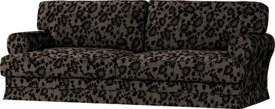 Produktbild von Dekoria Bezug für Ekeskog Sofa nicht ausklappbar, braun-schwarz, Bezug für Ekeskog nicht ausklappbar