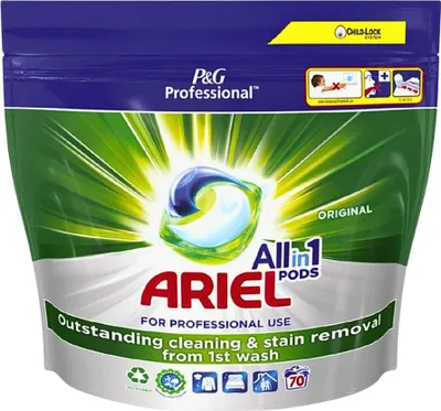 Produktbild von Ariel Original All-In-1 Waschmittel-Pods – Kraftvolle Fleckenentfernung – 70 Wäschen - 1 Stück