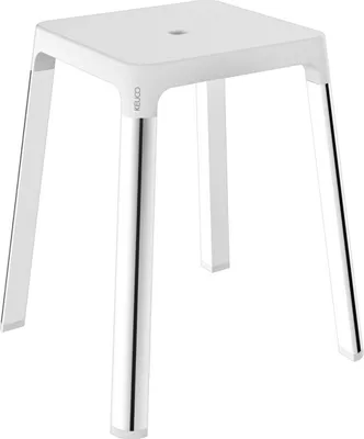 Produktbild von KEUCO AXESS Bad-Hocker verchromt/weiß