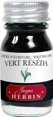 Produktbild von Jacques Herbin 6x Tinte für Füller + Tintenroller Flakon 10 ml Resedagrün 11538T