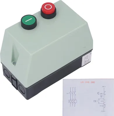 Obrázek produktu pro Magnetický spouštěč elektromotoru, vodotěsný, IP55, ovládání spouštění, jednofázový, 220-230 V