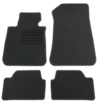 Fußmatten-Set für 1er BMW E87, 09/2004-08/2011 (nur 5trg.), 4-teilig, Schwarz