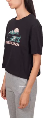 Productafbeelding van TIMBERLAND - Heren T-shirt met losse pasvorm en cropped model, gemaakt van slub katoen - Maat XL
