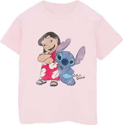 Produktbild von Lilo & Stitch - "Classic" T-Shirt für Mädchen BI603 (128) (Babyrosa)