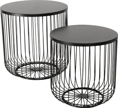 Produktbild von Metalltische, 41–47 cm, CINDY, 2er Set