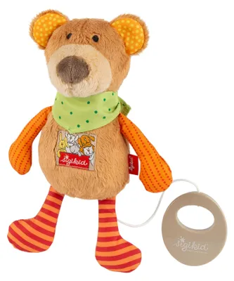 Productafbeelding van SIGIKID 40357, muziekdoosje in de vorm van een beer. Geschikt als babyspeelgoed voor meisjes en jongens, aanbevolen vanaf de geboorte