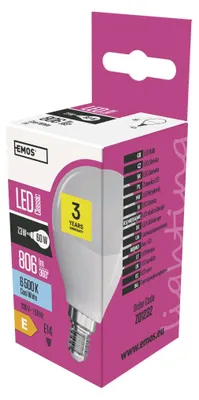 LED Lampe Classic Mini Globe / E14 / 7,3 W (60 W) / 806 lm / Kaltweiß