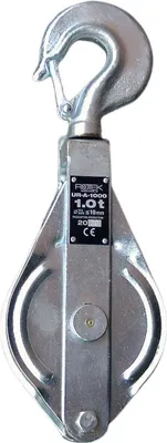 Produktbild von Umlenkrolle für Kiespumpe und Plunscher 1t Seilrolle für Dreibock