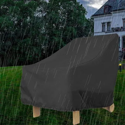 Produktbild von Famanu Schutzhülle für Gartenstühle 80 x 85 x 91 cm - wasserdicht, UV-beständig