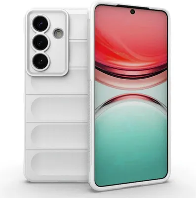 Produktbild von Mobigear Bumpy  Samsung Galaxy S26 Hülle Flexibles TPU Backcover - Weiß