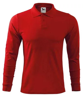 Produktbild von Malfini - Poloshirt für Herren, Langärmlig PP9099 (S) (Rot)