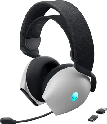 Produktbild von Alienware AW720H, Verkabelt & Kabellos, Gaming, 20 - 40000 Hz, 348 g, Kopfhörer, Schwarz, Weiß