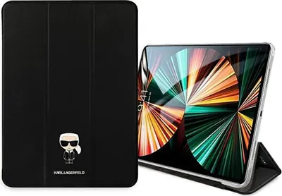 Produktbild von Karl Lagerfeld Klfc11Okmk Ipad 11"" Pro 2021 Buch Hülle Czarny/Schwarz Saffiano Karl Ikonisch