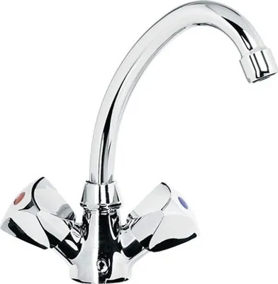 Produktbild von Niederdruckarmatur 04200 chrom ohne Ablaufgarnitur