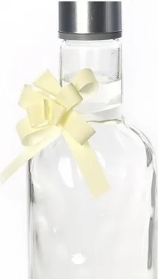 Immagine prodotto di Nastri con fiocchi, 1 cm, 50 pezzi, crema