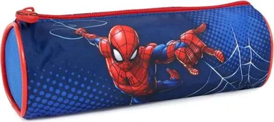 Obrázek produktu pro Kulatý penál se zipem Spiderman, 13240