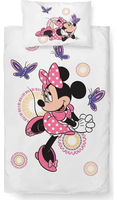 Zdjęcie produktu dla Pościel do łóżeczka Minnie i Motyle