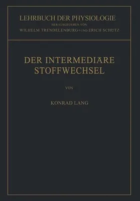 Produktbild von Der Intermediäre Stoffwechsel