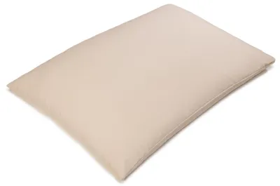 Produktbild von Zirbelkissen 40x60cm groß - Baumwolle rohweiß, mit zusätzlichem Bio-Inlett - Zirbenkissen
