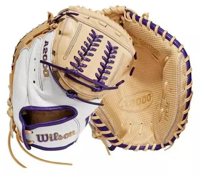 Image de Gant de Softball Catcher Wilson A2000 Aubree Munro Superskin 34" Blanc