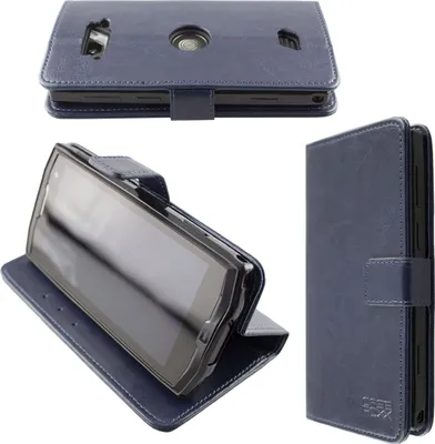 Image de caseroxx Housse de téléphone portable Housse compatible avec Crosscall Core-M4 / M4 Go Bookstyle-Case Wallet Case