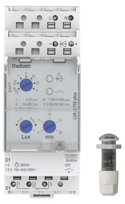 Produktbild von Theben Dämmerungsschalter Aufbau-Lichtsensor LUNA 110 plus AL