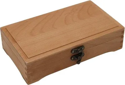 Produktbild von Famanu Stiftebox aus Buchenholz mit Unterteilungen für Stifte - 20 x 11,5 x 5,3 cm